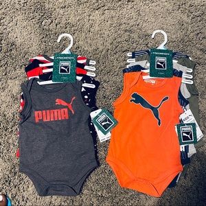❤️NWT! 10 Boys Puma Onesies!